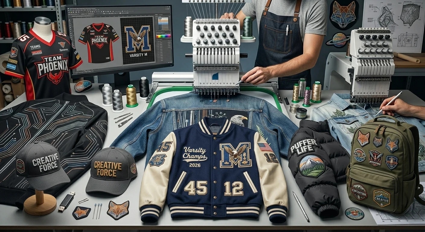 Modern Jacket Embroidery Digitizing Ideas for Creative and Custom Designs