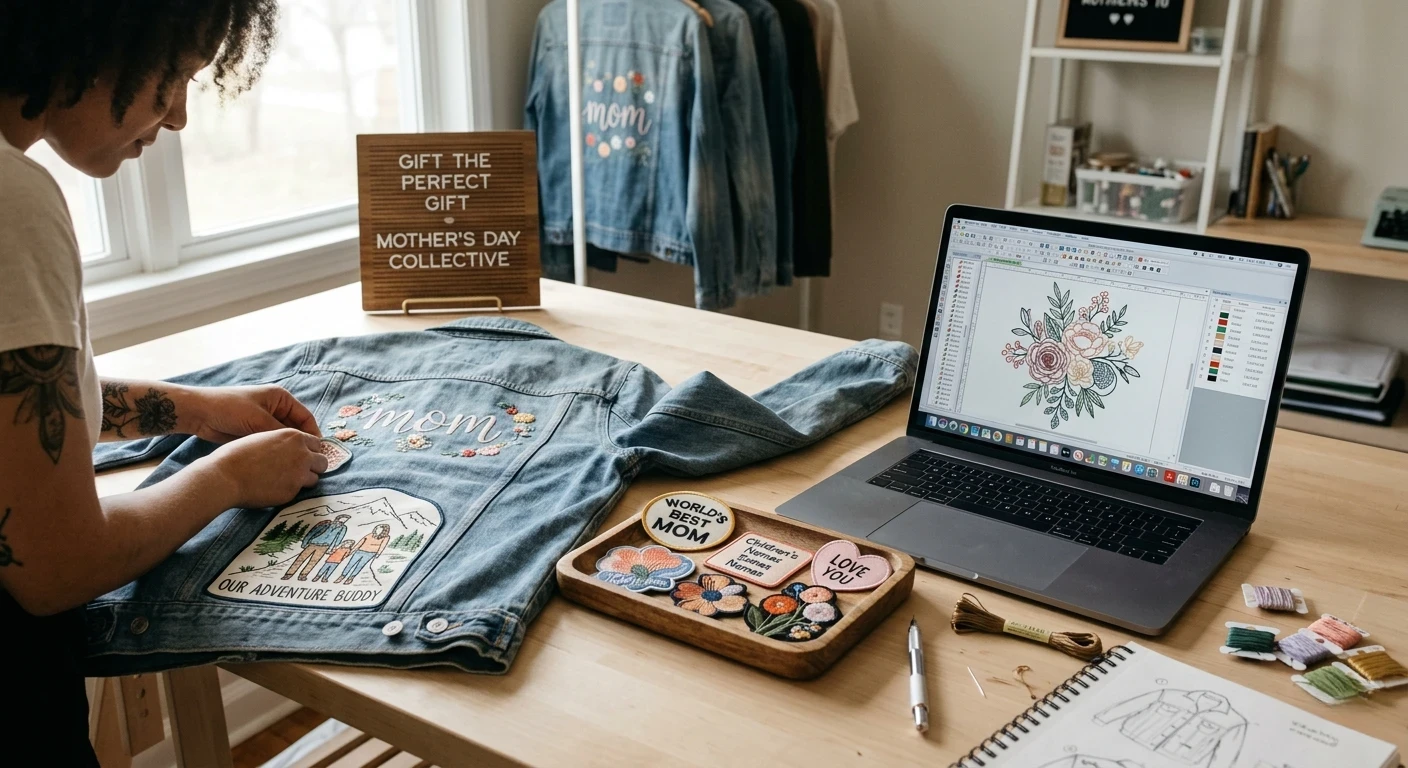 Perfect Mother’s Day Gifts: Custom Jackets, Patches & Embroidery Digitizing Ideas