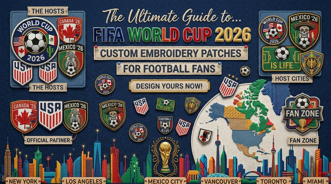 The Ultimate Guide to FIFA World Cup 2026 Custom Embroidery Patches for Football Fans