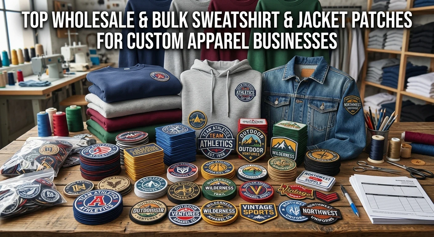 Top Wholesale & Bulk Sweatshirt and Jacket Patches for Custom Apparel Businesses