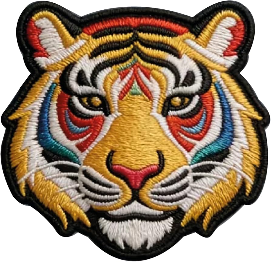 Tiger Chest Mark digitizing sample