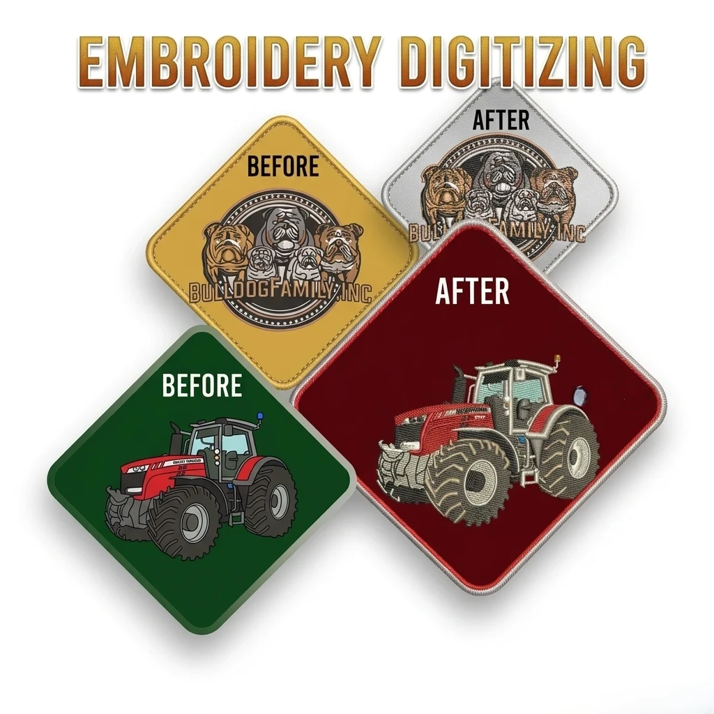 Iconic Stitches embroidery showcase
