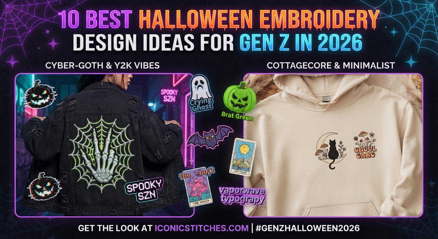 Halloween Embroidery Design ideas made easy