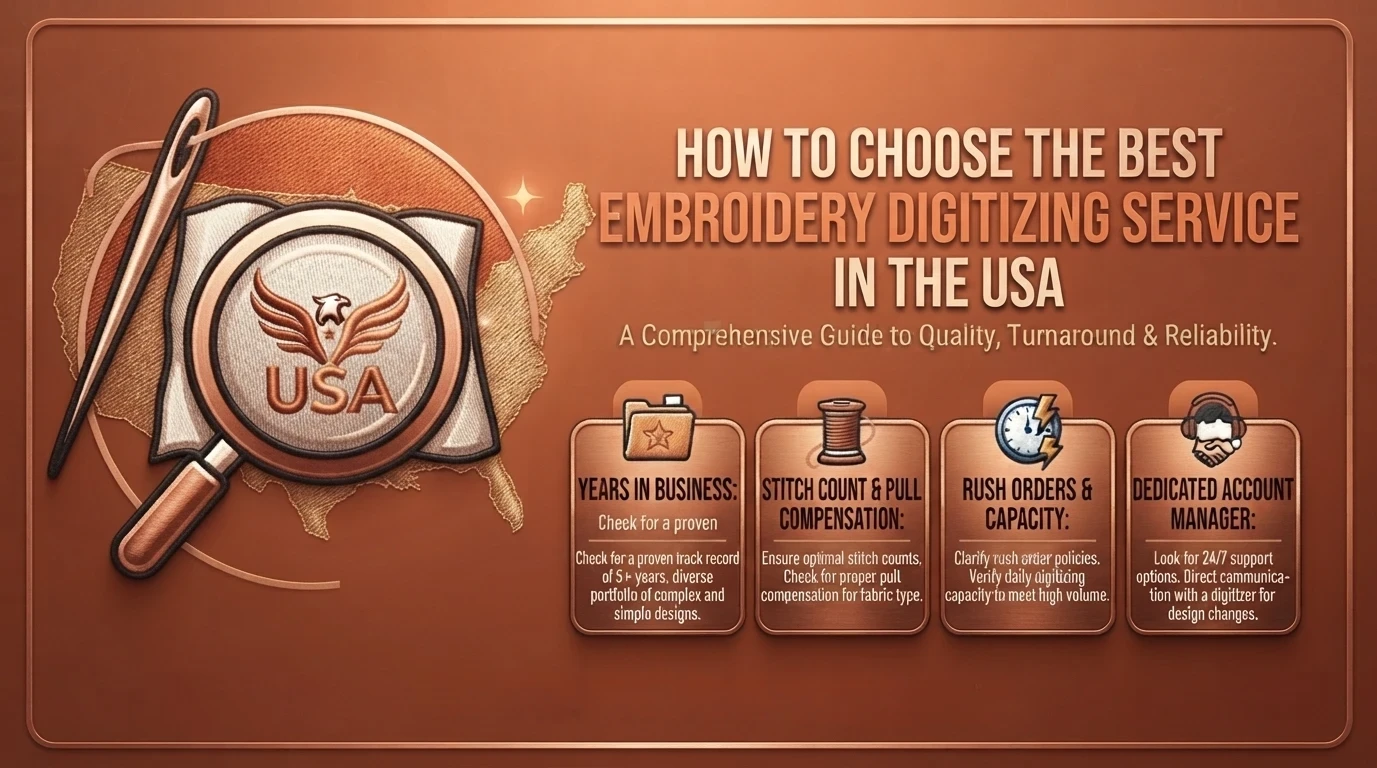 Embroidery Digitizing Service USA